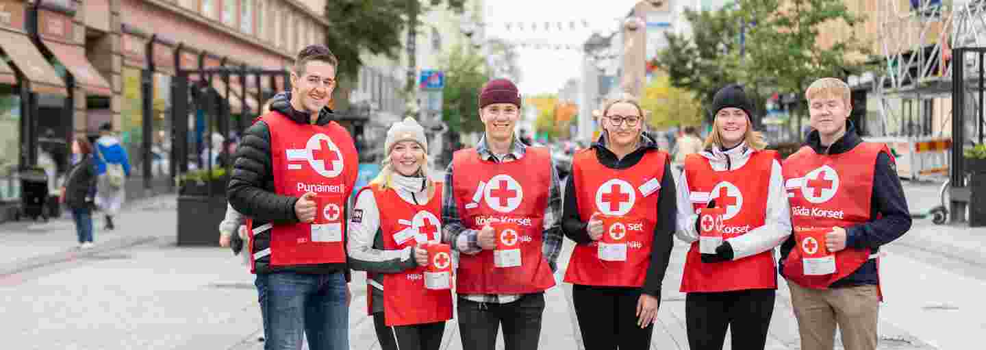 Röda Korsets bössinsamlare